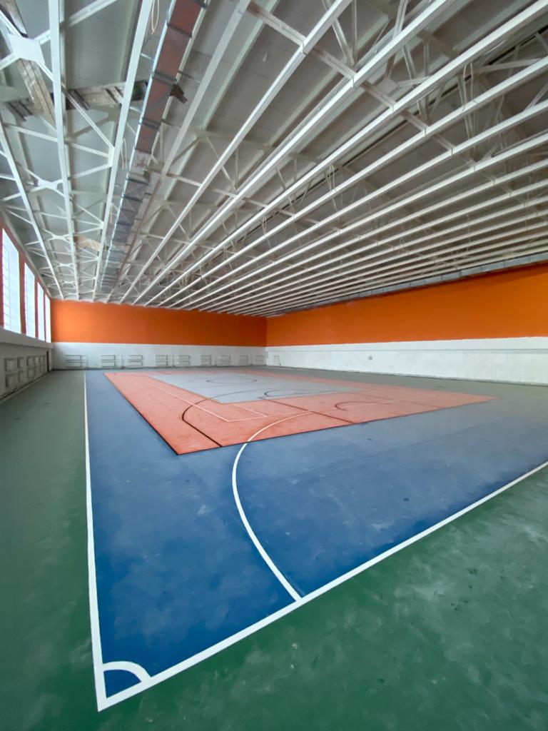 Спортивный линолеум, комбинированная площадка г.Караганда